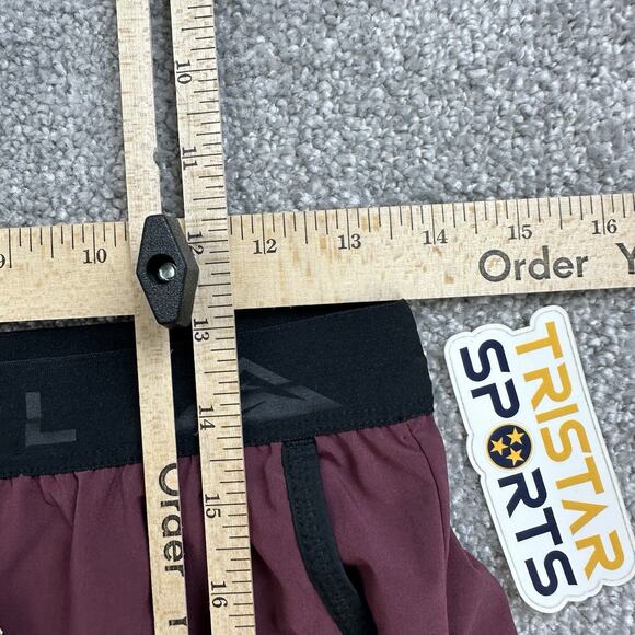 Nike Dri-Fit Trail Dawn Range Running Pants Mens Sz Small Maroon DX0855-681 - Picture 13 of 14